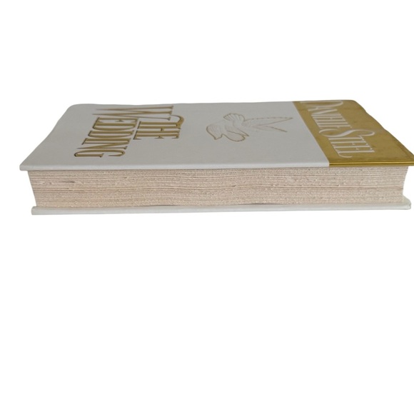 Danielle Steel 'The Wedding' Hardcover Book - White and Gold - Picture 3 of 10